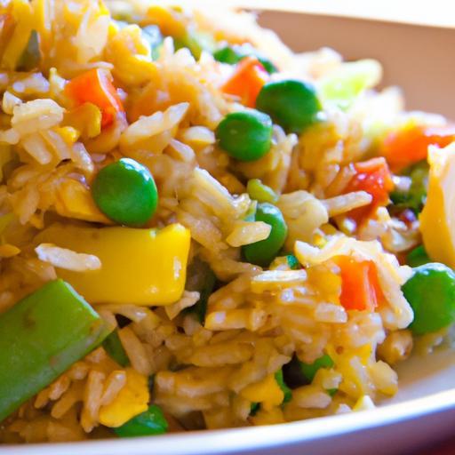 Quick & Tasty Pantry Fried Rice with Veggies and Egg Boost