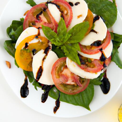Timeless Caprese Salad: Fresh Flavors with Balsamic Glaze
