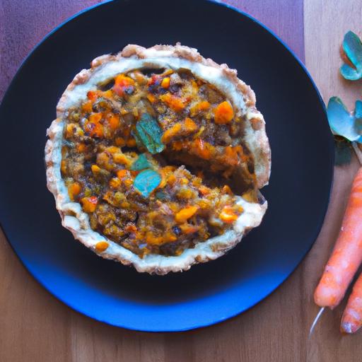 Hearty Vegan Shepherd's Pie Topped with Sweet Potato Crust