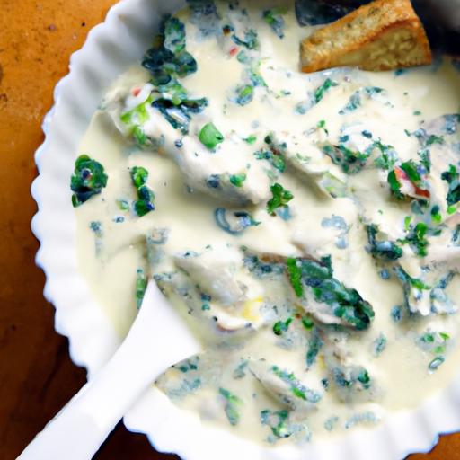 Wholesome & Creamy Yogurt Spinach Artichoke Dip Delight