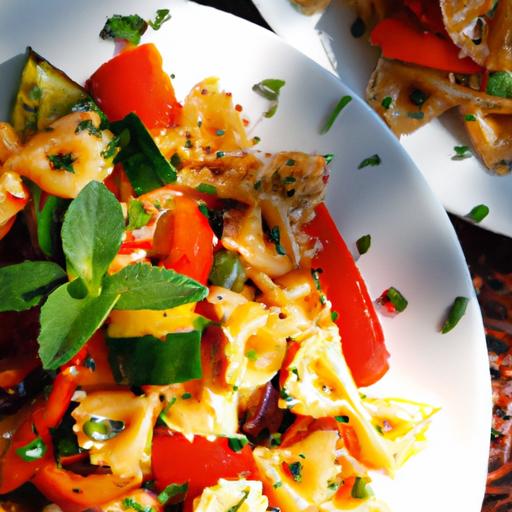 Fresh & Flavorful: Heart-Healthy Veggie Pasta Salad recipe