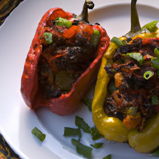 Revamp Leftover Pulled Beef in Flavorful Stuffed Peppers
