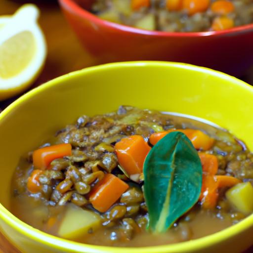 Hearty canned Lentil & Veggie Soup: A Nutritious Quick Fix