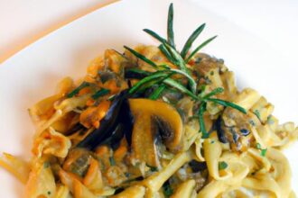 Indulge in Creamy Vegan Mushroom Pasta: A Plant-Based Delight