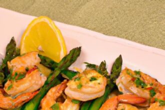 Zesty 5-Ingredient Lemon Butter Shrimp & Asparagus Delight