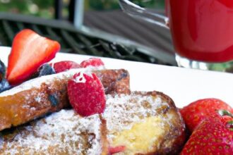 Cinnamon-Spiced French Toast with Fresh Berries Delight