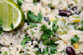 Zesty One-Pot Cilantro Lime Rice with Black Beans Recipe