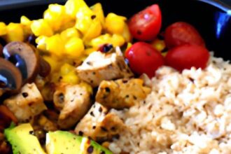 Meal Prep Magic: Flavor-Packed Chicken Burrito Bowls