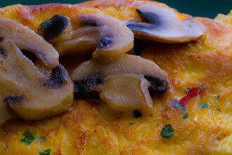 Fluffy Mushroom & Cheese Omelette: A Delicious Morning Boost