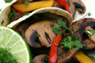 Sizzle Fast: Flavor-Packed Vegetarian Mushroom Fajitas