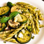 Transform Leftover Roasted Veggies into Zesty Pesto Pasta