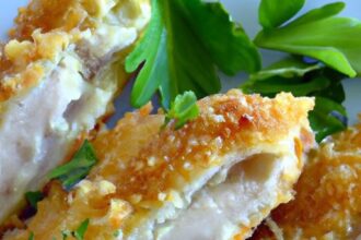 Golden Delight: Crispy Parmesan-Crusted Chicken Breast Recipe