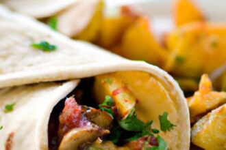 Hearty Pantry Breakfast Burritos with Egg & Crispy Potato