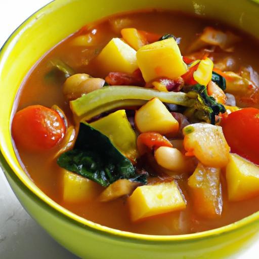 Hearty One-Pot Vegetarian Minestrone Soup: Simple & Savory