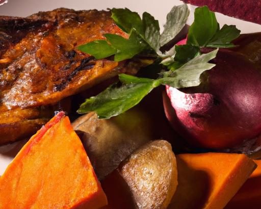 Sweet Harmony: One-Pan Maple Dijon Chicken & Sweet Potatoes