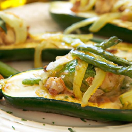 Zesty Low-Carb Zucchini Boats Stuffed with Savory Turkey