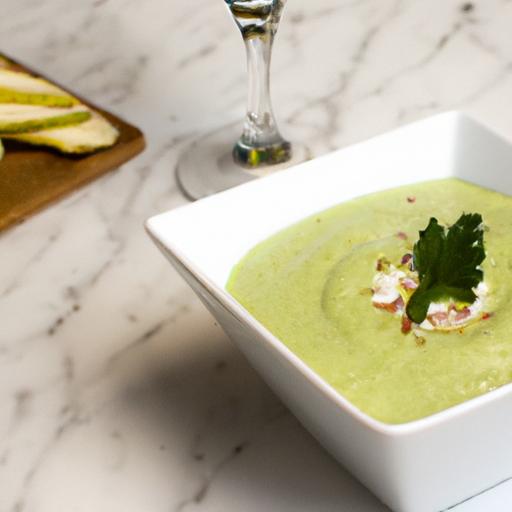 Refreshingly Smooth: Creamy Chilled Avocado & Lime Soup