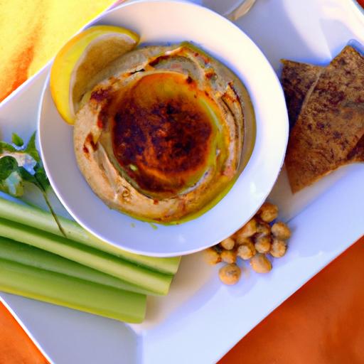 Wholesome Hummus: Perfect Pairing with Pita & Veggies