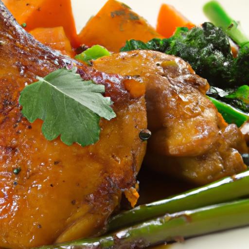 Sweet Harmony: One-Pan Maple Dijon Chicken & Sweet Potatoes