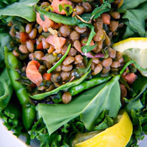 Fresh & Flavorful: No-Cook Lentil Salad with Garden herbs