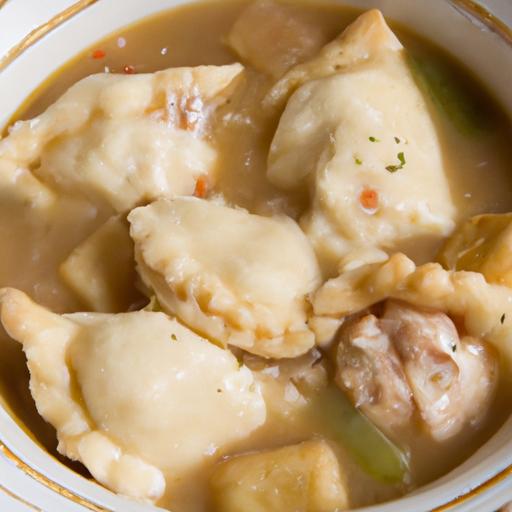 Quick Comfort:‌ Canned Chicken & Dumplings with Biscuits