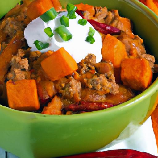 Hearty ​one-Pot Ground Turkey & Sweet Potato Chili Recipe