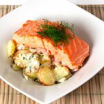 Easy 5-Ingredient Salmon & Potato Bake for Busy Weeknights