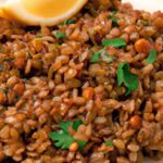 Hearty One-Pot Brown Lentil and Rice Pilaf: A Flavorful Delight