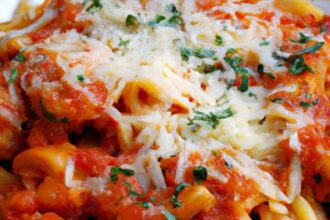 One-Pot Chicken Parmesan Pasta: Easy, Savory, and Quick