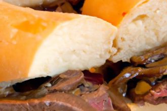 Speedy Philly Cheesesteak: Quick Beef Sandwich Delight
