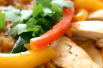 Sizzling One-Pan Baked Chicken Fajitas: Easy Flavor Burst