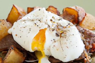 Revamp Leftover Brisket Hash with Perfect Poached Eggs