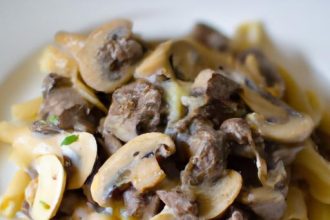 Speedy Ground Beef Stroganoff: Delicious Comfort Fast
