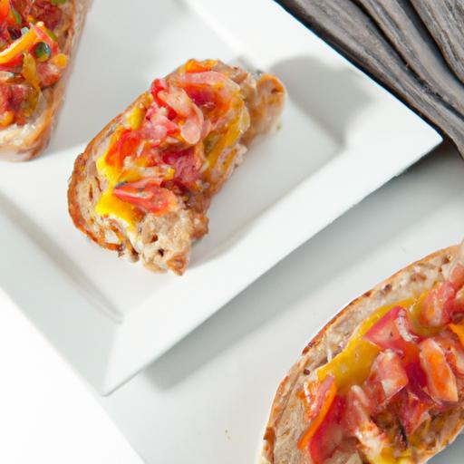 Brighten Your Snack: Fresh Tomato Bruschetta on Whole Grain Toast