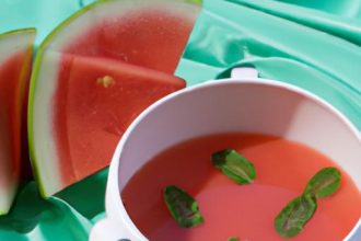 Cool & Crisp: Discover Refreshing Watermelon Mint Soup