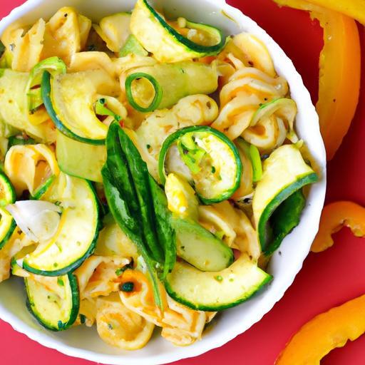 Zesty Plant-Based Pasta Salad with Refreshing Lemon Dressing
