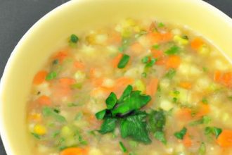 Hearty Barley Soup: A Veggie and Herb Delight for Wellness