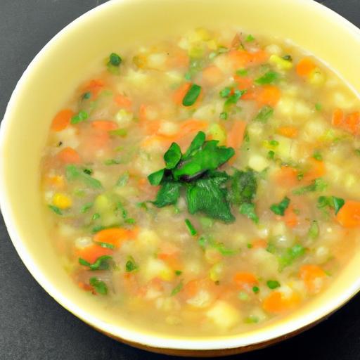 Hearty Barley Soup: A Veggie and Herb Delight for Wellness