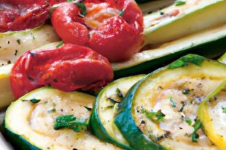 Crispy Air Fryer Zucchini Boats with Juicy Tomato Tops