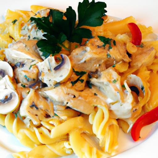 15-Minute Creamy Chicken & Mushroom Pasta: Quick Comfort Feast