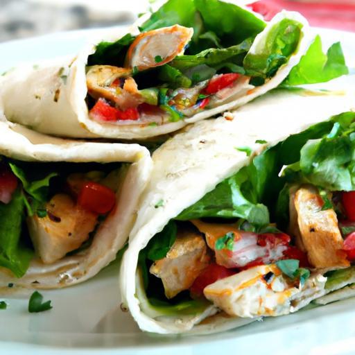 Delicious Greek Yogurt Chicken Salad Wraps: Healthy & Easy