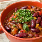 Hearty One-Pot Three-Bean Chili: Simple, Savory, Vegetarian