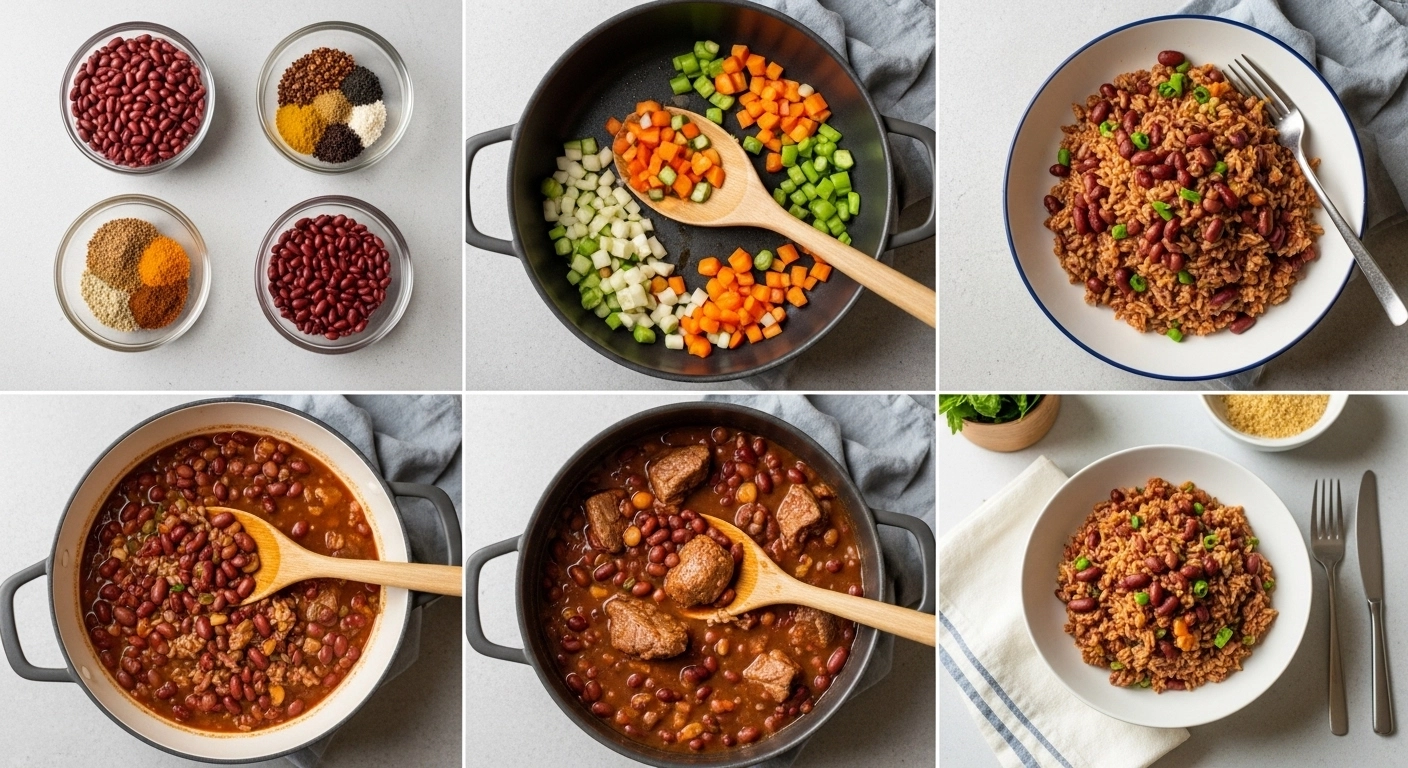 Pantry Magic: Whipping Up Red Beans and Rice with Simple Spices