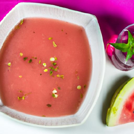Cool & Crisp: Discover Refreshing Watermelon Mint Soup
