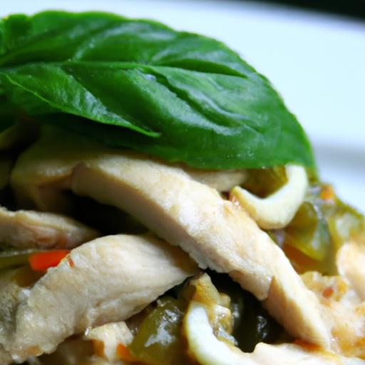Savor Quick​ Thai ‍Basil Chicken with Fragrant Jasmine Rice