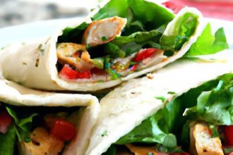 Delicious Greek Yogurt Chicken Salad Wraps: Healthy & Easy
